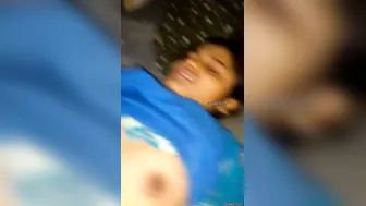 Village GF Letting Me Squeeze Her Tits And Film Her Pussy