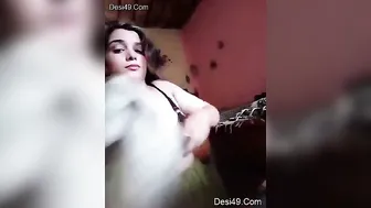 Desi GF Teasing Me Showing Off Her Naked Body At Home