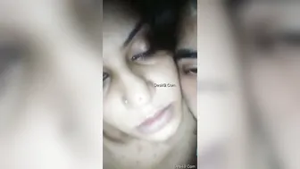 Desi Punjabi Couple Making Out And Kissing In Private Moment