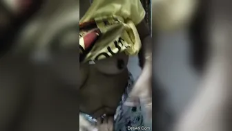 Hubby Secretly Recording His Hot Indian Wife Topless At Home