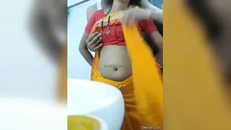 Desi Couple Getting Dirty Together In The Bathroom At Home