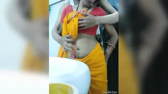 Desi Couple Getting Dirty Together In The Bathroom At Home