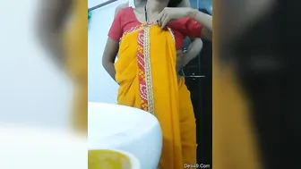 Desi Couple Getting Dirty Together In The Bathroom At Home