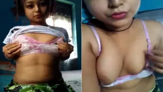 My Indian Babe Exposing Her Beautiful Boobs Just For Me Today