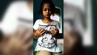 My Indian Babe Exposing Her Beautiful Boobs Just For Me Today