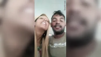Lovers Getting Intimate In The Car Sucking And Kissing Wildly