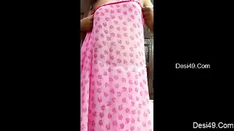 Married Bhabhi Stripping Down And Revealing Her Big Sexy Boobs