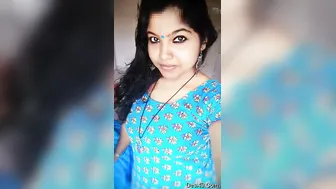 Desi Babe Proudly Flaunting Her Massive Natural Boobs For Me