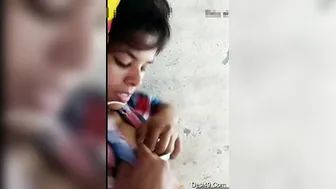 Sweet Girl Flashing Her Boobs During Private Video Chat Session