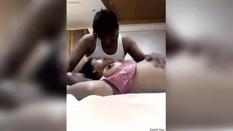 Indian Couple Getting Intimate With Passionate Boob Sucking
