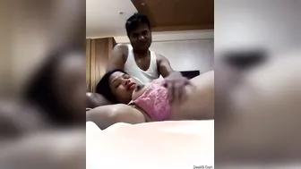 Indian Couple Getting Intimate With Passionate Boob Sucking