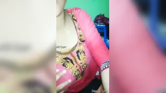Cute GF Getting Her Breasts Fondled By Her Boyfriend