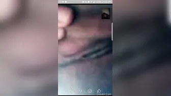 Horny Girl Flashing Boobs And Touching Herself On Video Call