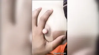 Desi Wife Getting Her Tits Squeezed And Played With By Hubby