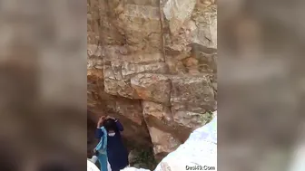 College Lovers Having Risky Outdoor Sex In Hidden Spot Nearby