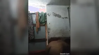 Married Woman Bathing Naked Completely Exposed In Bathroom Scene