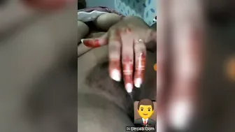 Desi GF Fingering Her Dripping Wet Pussy In Bedroom