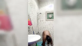 Telugu Bhabhi Filming Her Naked Body For Secret Lover At Home