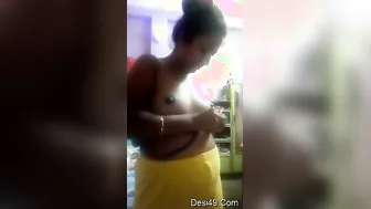Innocent GF Slowly Stripping Naked Getting Ready For Action