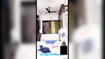 GF Stripping And Showing Her Boobs On Private Video Call