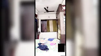 GF Stripping And Showing Her Boobs On Private Video Call