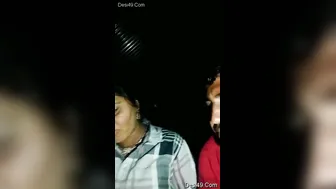 Husband Proudly Showing His Wife's Beautiful Big Boobs To Camera