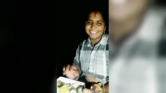 Husband Proudly Showing His Wife's Beautiful Big Boobs To Camera