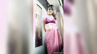 Indian Milf Removing Saree Exposing Her Body For Me Tonight