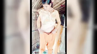 Village Girl Spreading Legs Showing Everything On Camera
