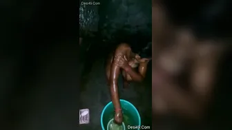 Spying On My Indian Wife Taking Her Morning Bath Naked