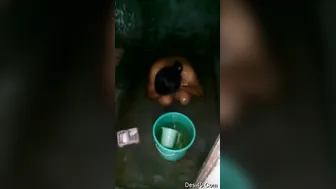 Spying On My Indian Wife Taking Her Morning Bath Naked