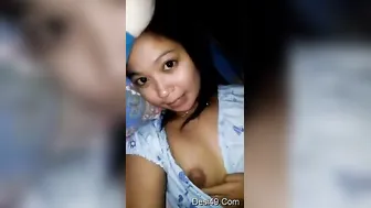 Nepali Babe Showing Off While Touching Herself Intimately