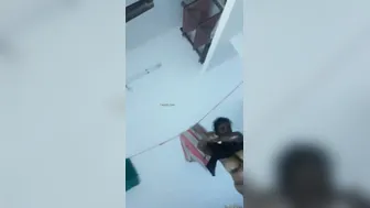 Catching Tamil Wife Dressing Up After Hot Shower Session At Home