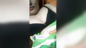 Bhabhi Exposing Her Naked Tits And Pussy Waiting For Me Alone