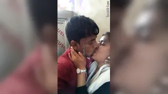 Young Desi Lovers Kissing Passionately Before Things Get Wild