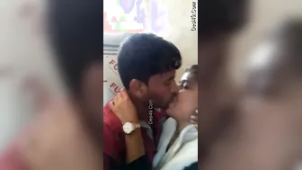 Young Desi Lovers Kissing Passionately Before Things Get Wild