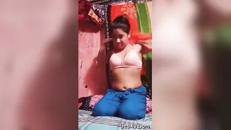 Sweet GF Flashing Her Perky Boobs Turning Me On So Much