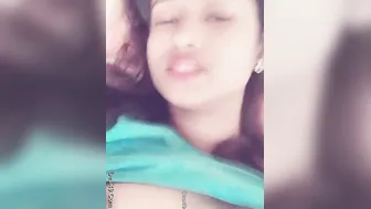 My Cute GF Showing Off Her Natural Boobs Just For Me