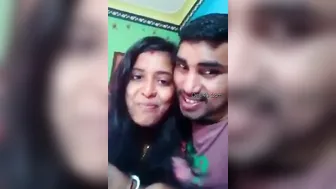 Passionate Desi Couple Making Out Getting Ready For More Tonight