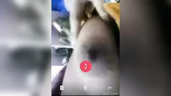 Cute GF Flashing Her Perky Tits On Our Video Call
