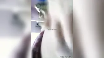 Cute GF Flashing Her Perky Tits On Our Video Call