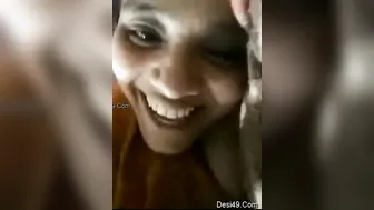 Cute GF Flashing Her Perky Tits On Our Video Call