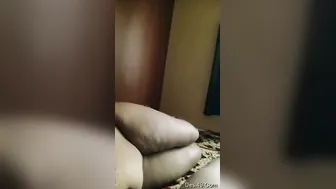 Recording My Sleeping Telugu Wife's Exposed Tits At Night