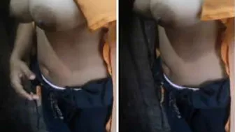 My Indian GF Revealing Her Big Natural Boobs For Me