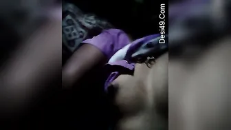 Indian Milf Neighbor Flashing Her Big Mature Tits For Me