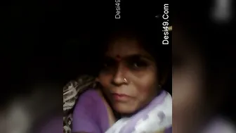 Indian Milf Neighbor Flashing Her Big Mature Tits For Me