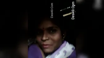Indian Milf Neighbor Flashing Her Big Mature Tits For Me