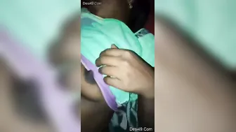Shy Village Bhabhi Getting Her Tits Sucked By Horny Devar