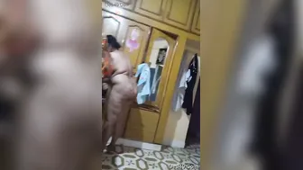 Wife Slowly Removing Her Clothes Teasing Him Before Sex