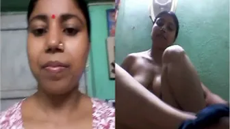 Desi Boudi Taking Off Clothes Revealing Her Body To Him Again